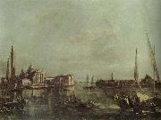 Francesco Guardi St.Mark-s Basin with San Giorgio Maggiore and the Giudecca oil on canvas